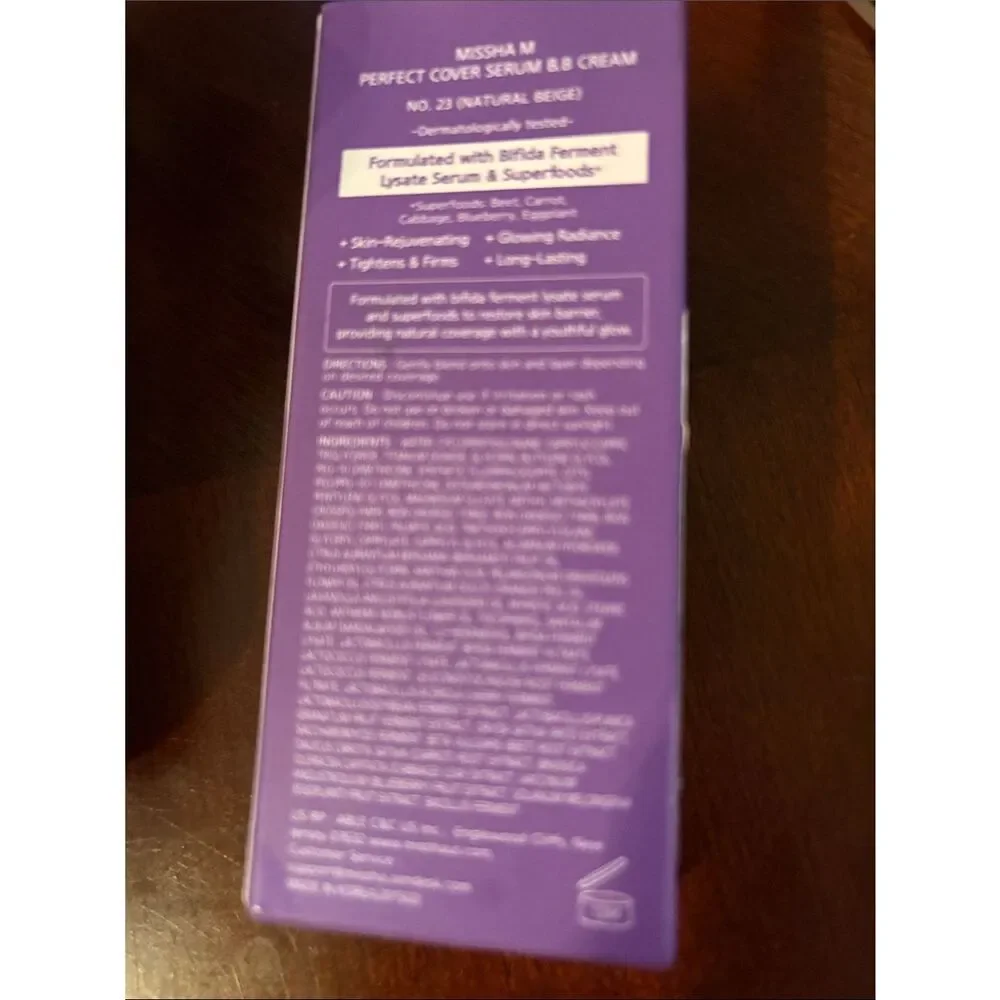 Missha Perfect Cover Serum BB Cream No.23 New in Box